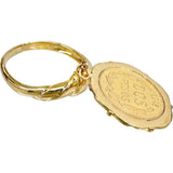 No. 13 Mexican Peso Gold Coin Dangle Ring K18 Gold 18k/K21.6 Gold 21.6k 5.2g Ladies
【Used】【Makoto Shichiten】【NN】



【STD】