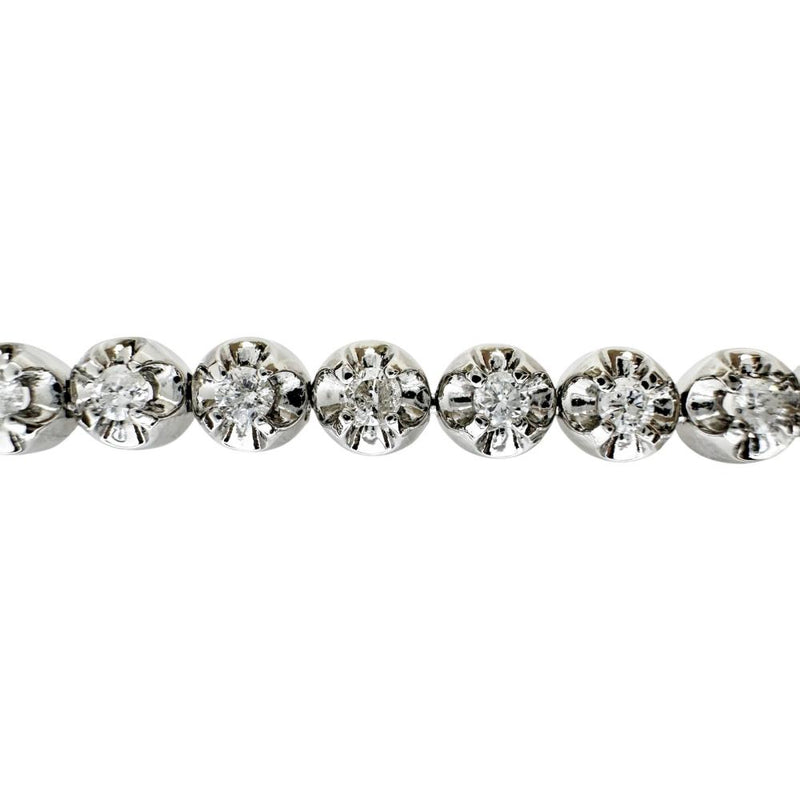 テニスデザイン ダイヤモンド 1.00ct ブレスレット Pt850プラチナ 11.9