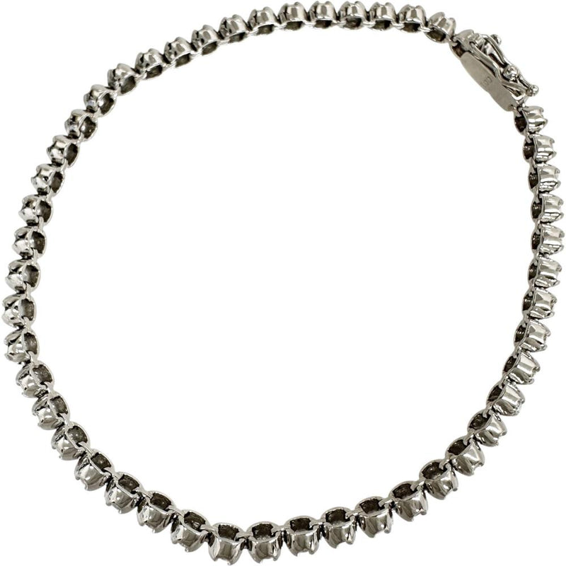 テニスデザイン ダイヤモンド 1.00ct ブレスレット Pt850プラチナ 11.9