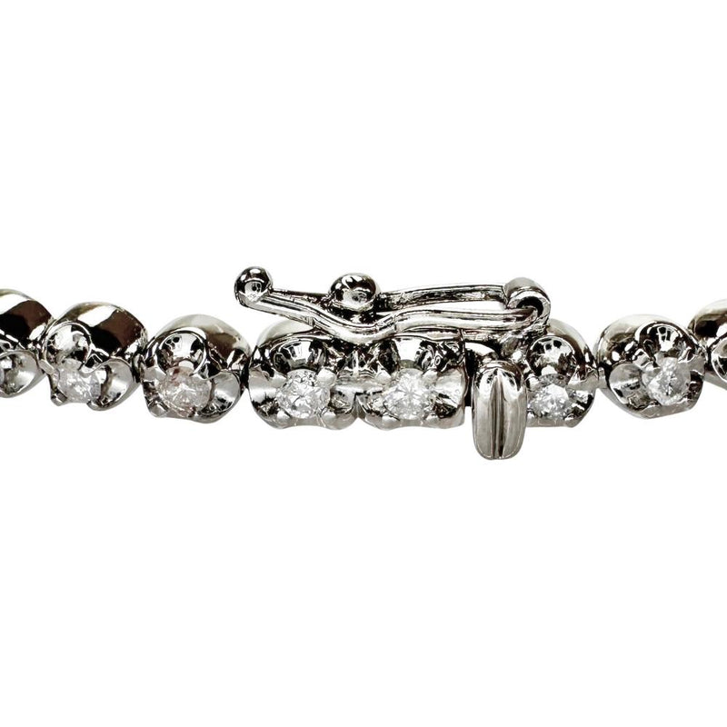 テニスデザイン ダイヤモンド 1.00ct ブレスレット Pt850プラチナ 11.9
