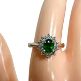 10号 グロッシュラライトガーネット 0.57ct ダイヤモンド 計0.25ct リング・指輪 Pt900プラチナ 4.2g レディース
【中古】【真子質店】【NN】




【DMiD】