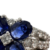 Size 11.5 Sapphire Total 1.24ct Diamond Total 0.56ct Ring Pt900 Platinum 8.2g Ladies
【Used】【Makoto Shichiten】【NN】

【MiTMo】