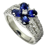 Size 11.5 Sapphire Total 1.24ct Diamond Total 0.56ct Ring Pt900 Platinum 8.2g Ladies
【Used】【Makoto Shichiten】【NN】

【MiTMo】