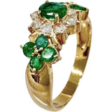 Size 11.5 Emerald Diamond Ring K18 Gold 18k 2.9g Ladies
【Used】【Makoto Shichiten】【NN】

【DMiD】