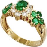 Size 11.5 Emerald Diamond Ring K18 Gold 18k 2.9g Ladies
【Used】【Makoto Shichiten】【NN】

【DMiD】