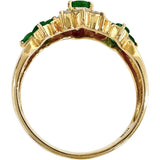 Size 11.5 Emerald Diamond Ring K18 Gold 18k 2.9g Ladies
【Used】【Makoto Shichiten】【NN】

【DMiD】