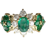 Size 11.5 Emerald Diamond Ring K18 Gold 18k 2.9g Ladies
【Used】【Makoto Shichiten】【NN】

【DMiD】