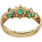 Size 11.5 Emerald Diamond Ring K18 Gold 18k 2.9g Ladies
【Used】【Makoto Shichiten】【NN】

【DMiD】