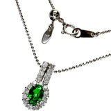 グリーングロシュラーガーネット 0.55ct ダイヤモンド 0.35ct ネックレス Pt900プラチナ/Pt850プラチナ 4.9g 44.5cm レディース
【中古】【真子質店】【NN】




【YYx】