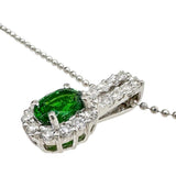 グリーングロシュラーガーネット 0.55ct ダイヤモンド 0.35ct ネックレス Pt900プラチナ/Pt850プラチナ 4.9g 44.5cm レディース
【中古】【真子質店】【NN】




【YYx】