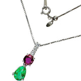 エメラルド 0.81ct ルビー 0.58ct ダイヤモンド 0.13ct ネックレス Pt900プラチナ/Pt850プラチナ 4.2g 45cm レディース
【中古】【真子質店】【NN】




【SxT】