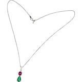 エメラルド 0.81ct ルビー 0.58ct ダイヤモンド 0.13ct ネックレス Pt900プラチナ/Pt850プラチナ 4.2g 45cm レディース
【中古】【真子質店】【NN】




【SxT】
