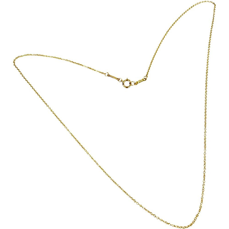TIFFANY ネックレス ゴールド　k18YG チェーンのみ TIFFANY&Co./ティファニー】 チェーンのみ ネックレス K18ゴールド 18