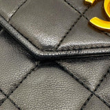 【CHANEL/シャネル】 オクタゴン マトラッセ チェーンショルダー シリアルシール有 ショルダーバッグ 10番台（2006年） ラムスキン ブラックレザー/ゴールド金具 レディース【中古】【真子質店】【BL】




【Txxx】