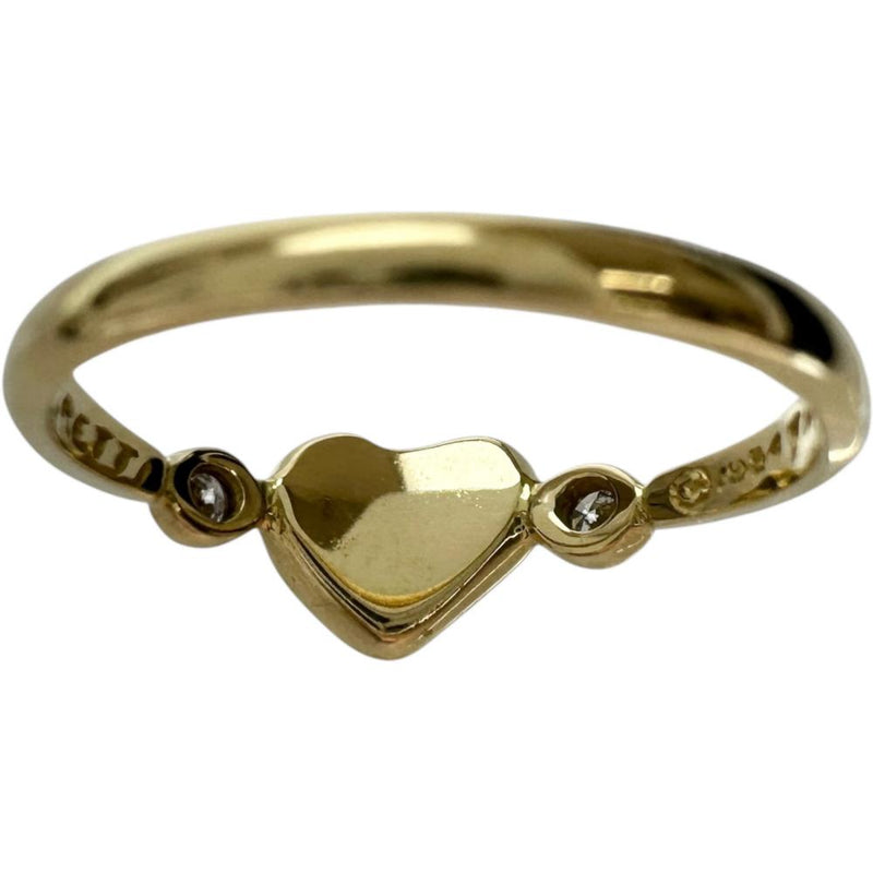9号【TIFFANY&Co./ティファニー】 ハートモチーフ 2Pダイヤモンド