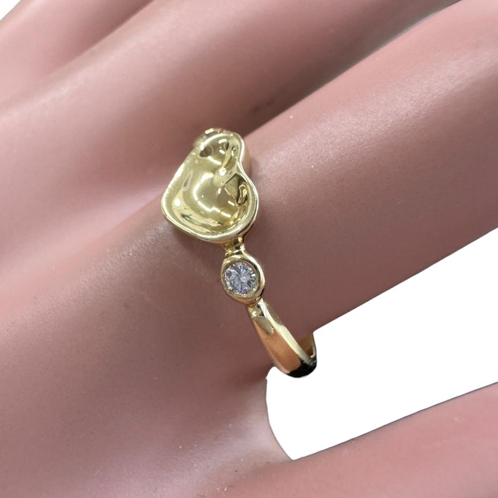 9号【TIFFANY&Co./ティファニー】 ハートモチーフ 2Pダイヤモンド