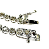 Tennis Diamond 1.00ct Total Bracelet K18WG White Gold 18K 3.8g 17cm Ladies
【Used】【Makoto Shichiten】【NN】

【KST】