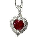 ハートカットルビー 0.41ct ダイヤモンド 0.20ct ネックレス Pt850プラチナ/Pt900プラチナ 2.8g 45cm レディース
【中古】【真子質店】【NN】




【MaMax】