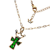 【Gaga Milano/ガガミラノ】 クラウン グリーングロシュラーガーネット 0.29ct ネックレス K18ゴールド 18金/ガンメタブラック 5.2g 48.5cm レディース
【中古】【真子質店】【BL】




【SSx】