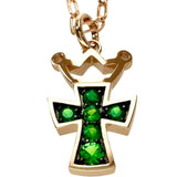 【Gaga Milano/ガガミラノ】 クラウン グリーングロシュラーガーネット 0.29ct ネックレス K18ゴールド 18金/ガンメタブラック 5.2g 48.5cm レディース
【中古】【真子質店】【BL】




【SSx】
