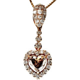 ブラウンダイヤモンド（ハートシェイプ） 0.32ct ダイヤモンド 0.25ct ネックレス K18PGピンクゴールド 18金 3.8g 45cm レディース
【中古】【真子質店】【NN】




【KIMo】