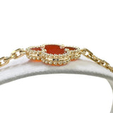 【Van Cleef & Arpels/ヴァンクリーフ＆アーペル】 ヴィンテージアルハンブラ カーネリアン 5モチーフ ブレスレット K18YGイエローゴールド 18金 11.6g 18.0cm VCARD35500 レディース
【中古】【真子質店】【GD】




【KYDMo】