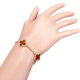 【Van Cleef & Arpels/ヴァンクリーフ＆アーペル】 ヴィンテージアルハンブラ カーネリアン 5モチーフ ブレスレット K18YGイエローゴールド 18金 11.6g 18.0cm VCARD35500 レディース
【中古】【真子質店】【GD】




【KYDMo】