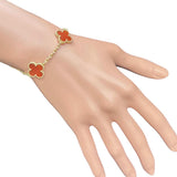 【Van Cleef & Arpels/ヴァンクリーフ＆アーペル】 ヴィンテージアルハンブラ カーネリアン 5モチーフ ブレスレット K18YGイエローゴールド 18金 11.6g 18.0cm VCARD35500 レディース
【中古】【真子質店】【GD】




【KYDMo】