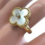 7号【Van Cleef & Arpels/ヴァンクリーフ＆アーペル】 ヴィンテージアルハンブラ ホワイトシェル ダイヤモンド リング・指輪 K18YGイエローゴールド 18金 6.5g 47 レディース
【中古】【真子質店】【GD】




【MaMoKMo】