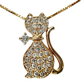 ネコモチーフ ダイヤモンド 0.30ct ネックレス K18PGピンクゴールド 18金 3.0g 45cm レディース
【中古】【真子質店】【NN】




【YMiT】