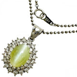 クリソベリルキャッツアイ 4.76ct ダイヤモンド 1.08ct ネックレス Pt900プラチナ/Pt850プラチナ 10.2g 40cm レディース
【中古】【真子質店】【NN】




【ITIx】