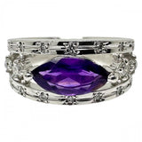 12号【DESIGNER JEWELRY/作家ジュエリー】 水野薫子 三越ジュエリー アメジスト 0.59ct ダイヤモンド 計0.20ct リング・指輪 K18WGホワイトゴールド 18金 7.9g レディース
【中古】【真子質店】【NN】




【IDMoT】