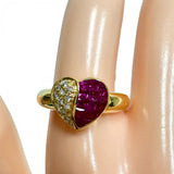11号 ハート ルビー 計0.98ct ダイヤモンド 計0.08ct リング・指輪 K18ゴールド 18金 5.0g レディース
【中古】【真子質店】【NN】




【SxT】