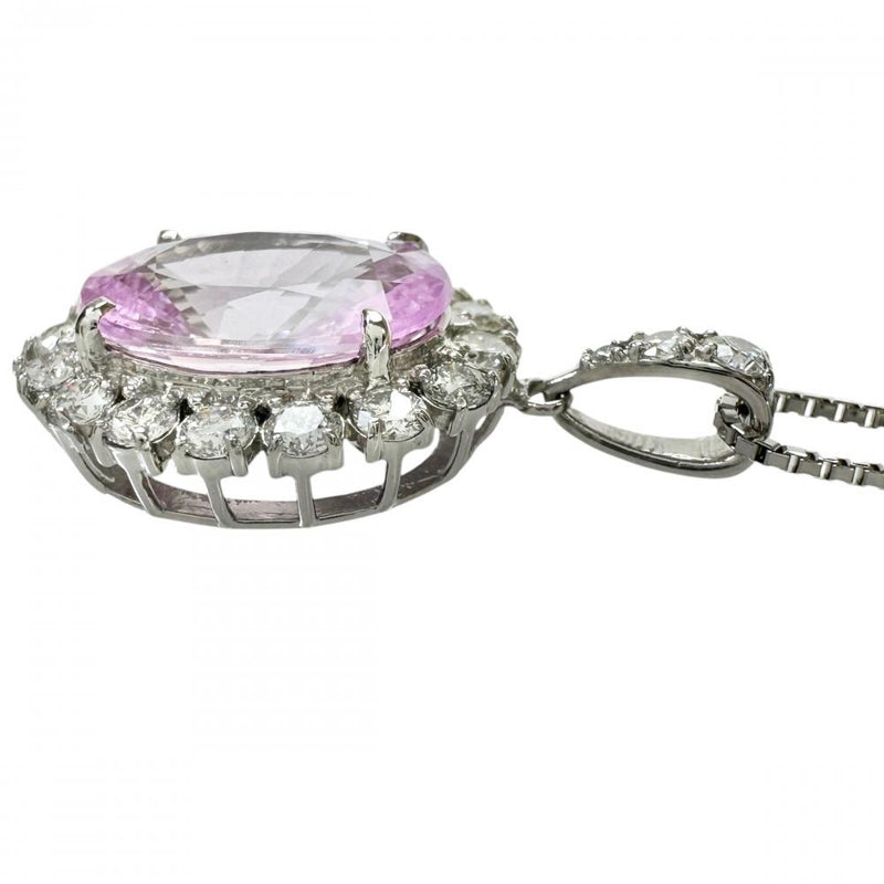 ピンクサファイア（パープリッシュピンク） 4.43ct ダイヤモンド 0.68