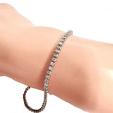 テニス ダイヤモンド 計1.00ct ブレスレット K18WGホワイトゴールド 18金 5.9g 17cm レディース
【中古】【真子質店】【NN】




【IxDMo】