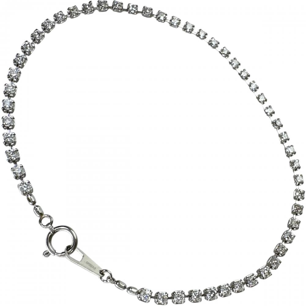 テニスデザイン ダイヤモンド 2.00ct ブレスレット Pt850プラチナ 5.7g