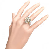 13号 ドクロモチーフ 透明石 ダイヤモンド 0.318ct リング・指輪 Pt900プラチナ/K18ゴールド 18金 10.2g レディース
【中古】【真子質店】【NN】




【KKx】
