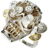 13号 ドクロモチーフ 透明石 ダイヤモンド 0.318ct リング・指輪 Pt900プラチナ/K18ゴールド 18金 10.2g レディース
【中古】【真子質店】【NN】




【KKx】