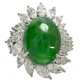 8.5号 ヒスイ（翡翠） 6.48ct ダイヤモンド 2.07ct リング・指輪 Pt900プラチナ 11.6g レディース
【中古】【真子質店】【NN】




【DxKx】
