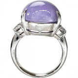 12号 ラベンダーヒスイ（翡翠/ジェイダイト） 12.36 ct ダイヤモンド 0.27ct リング・指輪 Pt900プラチナ 10.5g レディース
【中古】【真子質店】【NN】




【TMaIx】