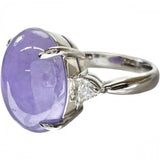 12号 ラベンダーヒスイ（翡翠/ジェイダイト） 12.36 ct ダイヤモンド 0.27ct リング・指輪 Pt900プラチナ 10.5g レディース
【中古】【真子質店】【NN】




【TMaIx】