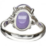 12号 ラベンダーヒスイ（翡翠/ジェイダイト） 12.36 ct ダイヤモンド 0.27ct リング・指輪 Pt900プラチナ 10.5g レディース
【中古】【真子質店】【NN】




【TMaIx】