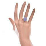 12号 ラベンダーヒスイ（翡翠/ジェイダイト） 12.36 ct ダイヤモンド 0.27ct リング・指輪 Pt900プラチナ 10.5g レディース
【中古】【真子質店】【NN】




【TMaIx】