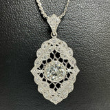 中央ダイヤモンド (推定H-I1-GD) 1.004ct 取り巻きダイヤモンド 計0.26ct ペンダントトップ Pt950プラチナ 4.1g レディース
【中古】【真子質店】【NN】




【MiTMo】