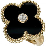 8号【Van Cleef & Arpels/ヴァンクリーフ＆アーペル】 ヴィンテージアルハンブラ オニキス ダイヤモンド 0.06ct リング・指輪 K18YGイエローゴールド 18金 6.6g 48 レディース
【中古】【真子質店】【GD】




【DxKx】
