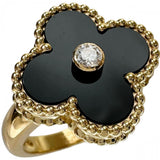 8号【Van Cleef & Arpels/ヴァンクリーフ＆アーペル】 ヴィンテージアルハンブラ オニキス ダイヤモンド 0.06ct リング・指輪 K18YGイエローゴールド 18金 6.6g 48 レディース
【中古】【真子質店】【GD】




【DxKx】