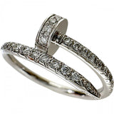 12号【CARTIER/カルティエ】 ジュストアンクル スモール パヴェダイヤモンド（53石/計0.40ct） リング・指輪 K18WGホワイトゴールド 18金 2.9g 52 レディース
【中古】【真子質店】【GD】




【YIYx】