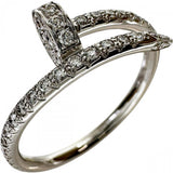 12号【CARTIER/カルティエ】 ジュストアンクル スモール パヴェダイヤモンド（53石/計0.40ct） リング・指輪 K18WGホワイトゴールド 18金 2.9g 52 レディース
【中古】【真子質店】【GD】




【YIYx】