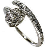 12号【CARTIER/カルティエ】 ジュストアンクル スモール パヴェダイヤモンド（53石/計0.40ct） リング・指輪 K18WGホワイトゴールド 18金 2.9g 52 レディース
【中古】【真子質店】【GD】




【YIYx】