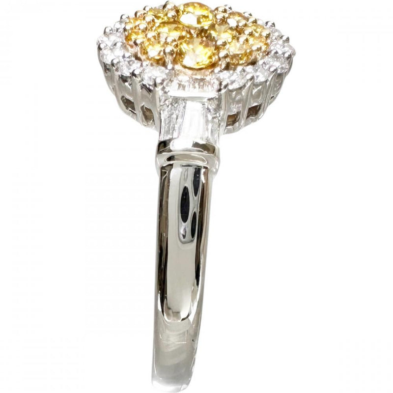 13号 ダイヤモンド(天然イエロー含む) 0.50ct リング・指輪 Pt950